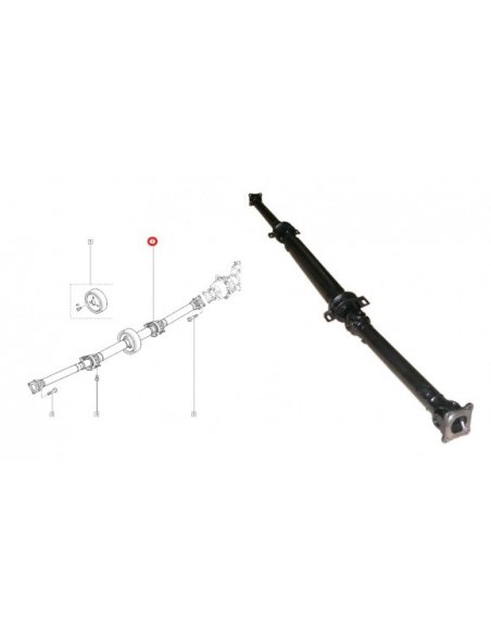 Arbre de transmission Renault Kangoo 4x4 avec palier