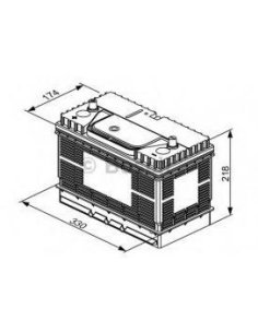 Batterie BOSCH 105Ah 12V 800A