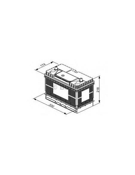 Batterie BOSCH 105Ah 12V 800A