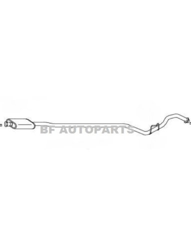 Intermediaire echappement Renault Express  