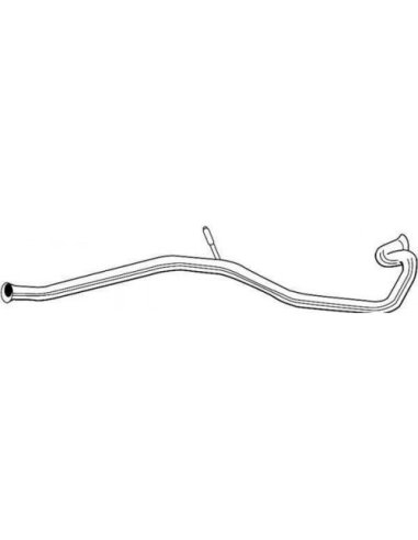 Echappement Tube intermédiaire Peugeot  206 SW 2.0 HDI