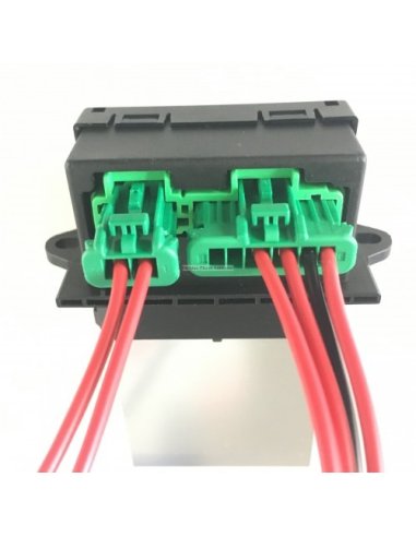 Prise de branchement connecteur resistance de chauffage clim Peugeot Citroen Renault