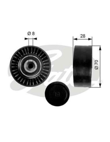 Galet Tendeur de courroie Audi A4 A5 A6 Q5 Seat Exeo VW Transporter - Moteur 1.9 / 2.0 TDI