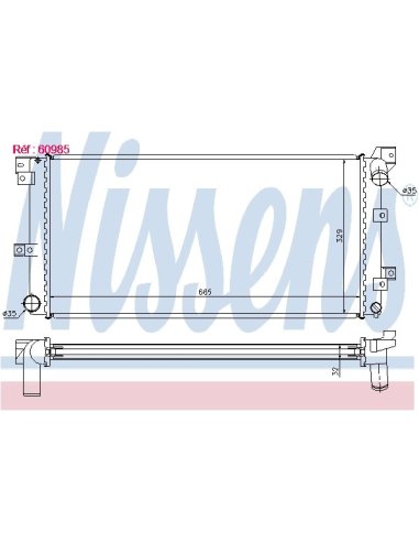 Radiateur Moteur Chrysler Voyager 3 ,...