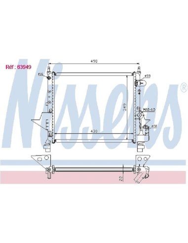 Radiateur Moteur Renault Twingo Sans...