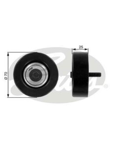 Galet enrouleur de courroie Ford Courrier Escort Fiesta Focus Galaxy Ka Puma Mazda 121 - 