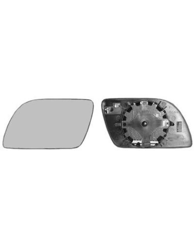 Glace de retroviseur gauche Vw Polo 2002 - 2005 Chauffant et Asphérique 