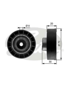 Galet tendeur de courroie MG Rover 200 400 - essence 