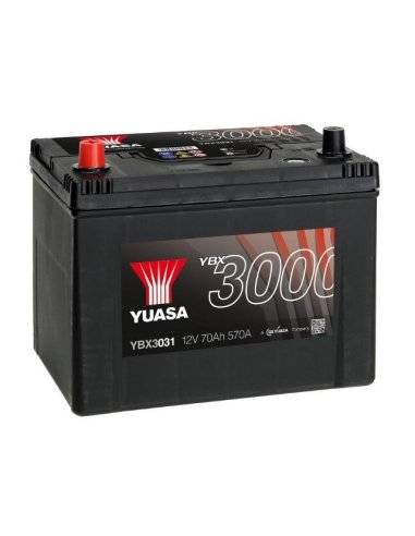 Batterie 70Ah 570A + a gauche