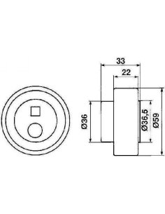 Kit distribution CItroen Ax Berlingo C15 Saxo Xsara Zx Peugeot 106 205 206 306 309 405 Partner  -1.4i 2