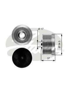 Poulie Alternateur Citroen Peugeot Fiat 2.0 Hdi 2.2 Hdi 2.8 Hdi 2