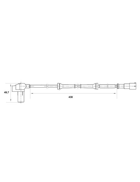 Capteur Abs Roue avant Renault Clio 2