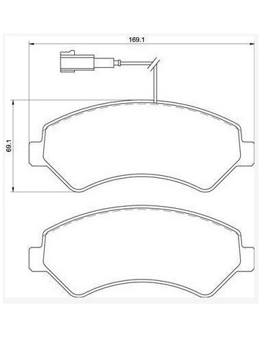 Plaquettes Avant Ducato Boxer Jumper