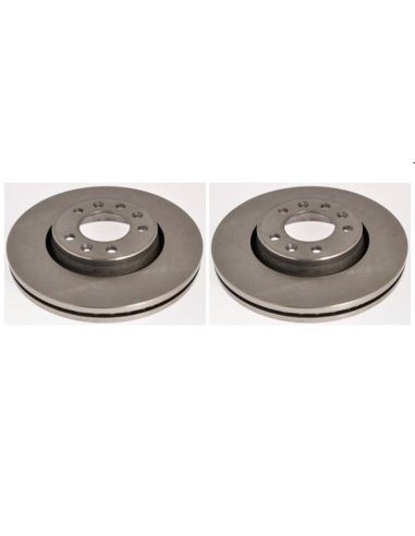 Jeu de 2 disques de frein avant Citroen Jumpy 3 Fiat Scudo 2 Peugeot Expert 3