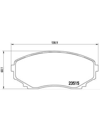 Plaquettes Mazda