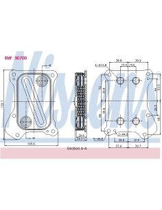 Radiateur d'huile Nissens