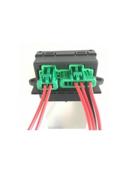 Résistance commande de chauffage + prise de branchement connecteur resistance de chauffage clim Peugeot Citroen Renault