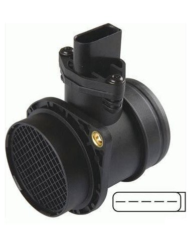 Debimetre D'air Vw Golf New Beetle Polo Seat Alhambra Audi A3  A4 1.9Tdi