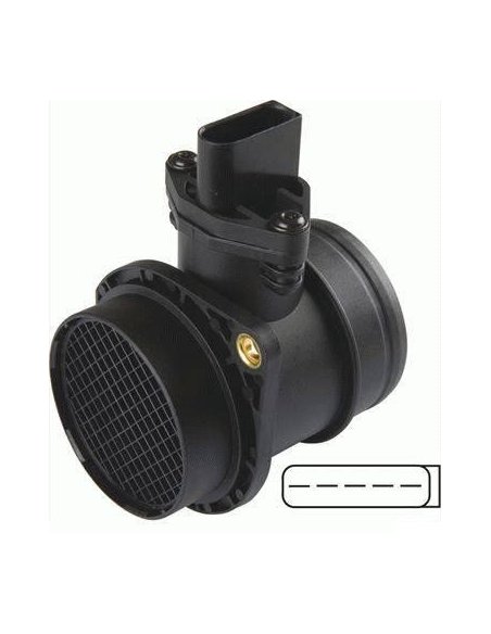 Debimetre D'air Vw Golf New Beetle Polo Seat Alhambra Audi A3  A4 1.9Tdi