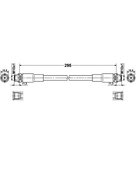 Flexible de frein avant  Vw Passat 3B Audi A4 A6 