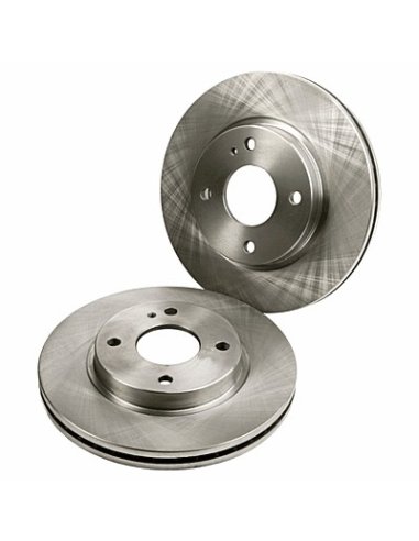 Jeu de 2 disques de frein avant Ford Fiesta 6