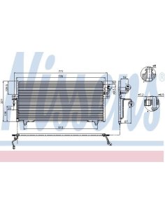 CONDENSEUR, CLIMATISATION NISSAN PRIMERA