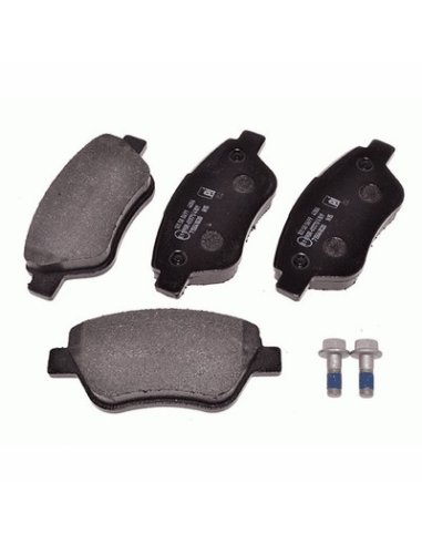 Jeu de 4 Plaquettes de frein avant Fiat Doblo Panda Opel Adam Corsa D