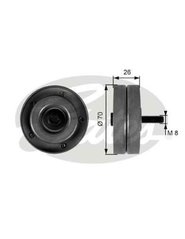 Galet Gates T36168 mini cooper S