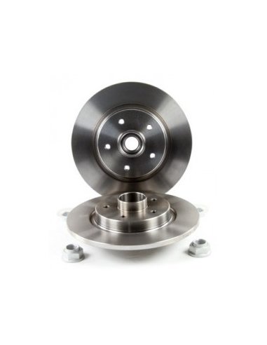 Disques de frein arriere + Roulements Renault Kangoo 1.5 Dci
