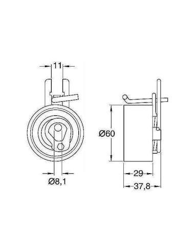 Kit distribution 1.4 hdi 16V