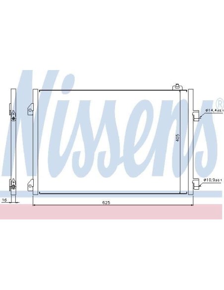 Condenseur Clio II Phase 2 Campus 1.5 dCi 65 eco2 65 cv