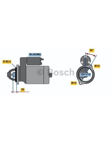 DEMARREUR Mercedes-benz sprinter 313 cdi om611.981/983 95kw 02-2000 jusqu'au 06-2006
