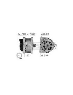 Alternateur renault nissan 100 A 14 Volt 