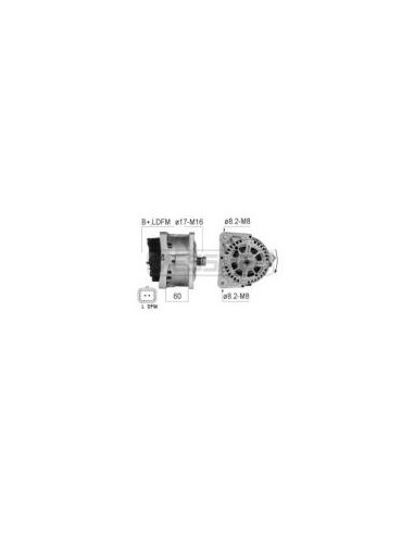 Alternateur renault nissan 100 A 14 Volt 
