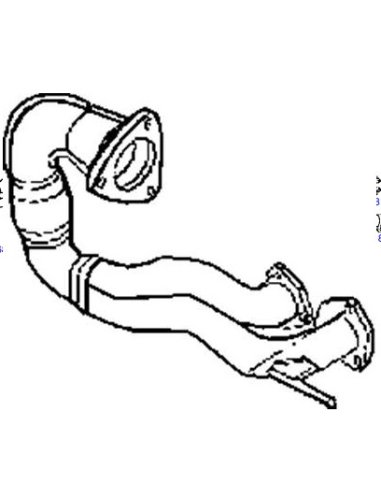 Tube Avant Échappement Audi S3
