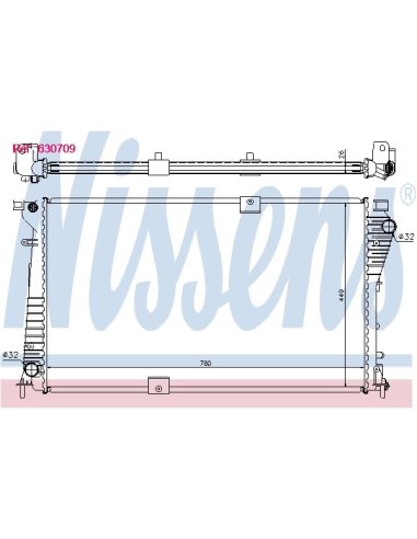 Radiateur moteur Renault trafic...