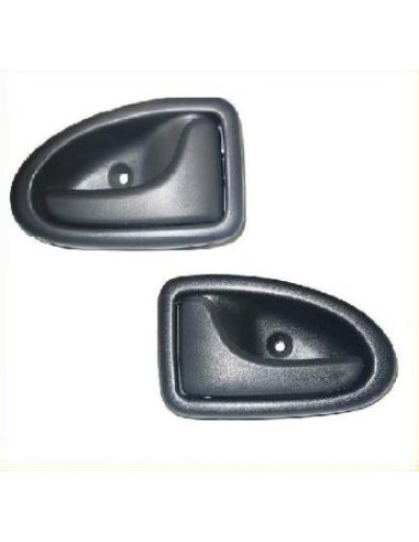 Lot de 2 poignées de porte noires...