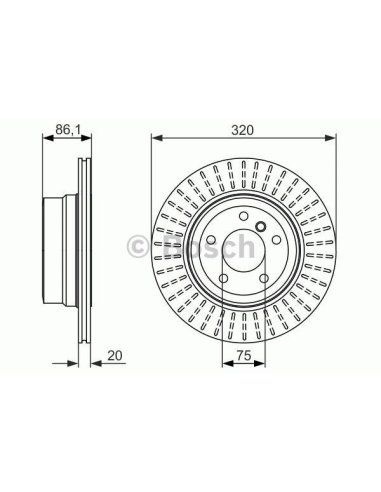 Disque arriere bmw 530