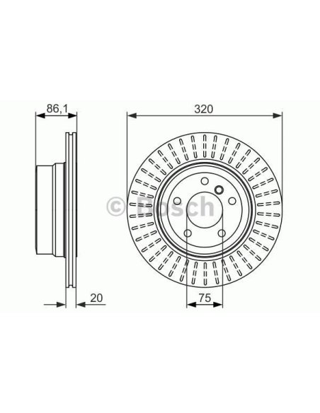 Disque arriere bmw 530
