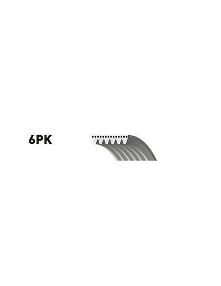 Courroie d'accessoires 6PK2075