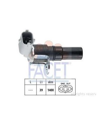 capteur vilbrequin Opel zafira 1.8L /  07-2000 jusqu'au 01-2003