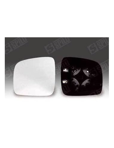 Glace de rétroviseur gauche + support dégivrant VW Caddy et Transporteur 