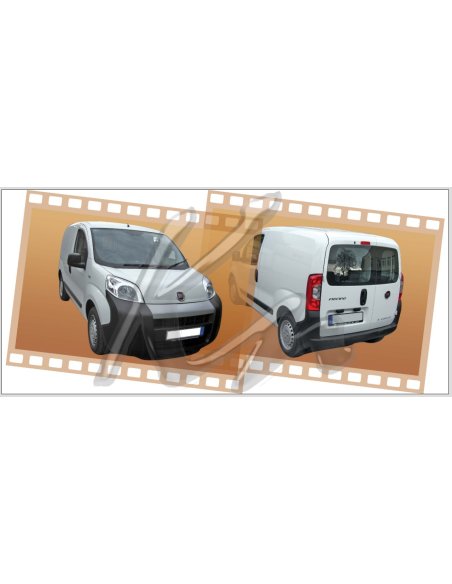 Glace de rétroviseur gauche Fiat fiorino 