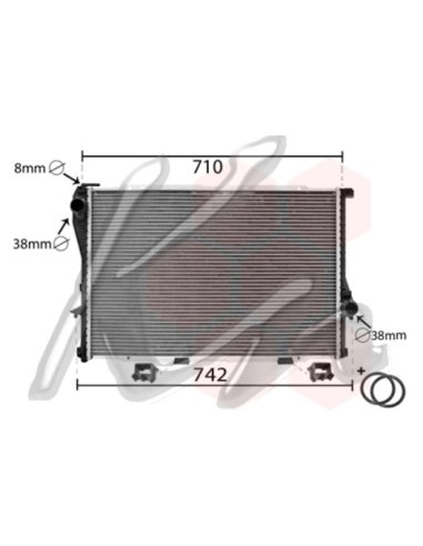 Radiateur BMW S5 E39 - BM090