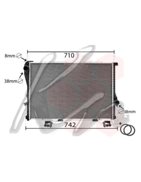 Radiateur BMW S5 E39 - BM090