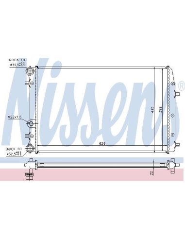 Radiateur Moteur Seat Ibiza polo