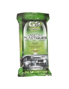 64 lingettes nettoyantes plastiques GS27