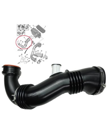 Durite d air Citroen Fiat Peugeot 1.6...