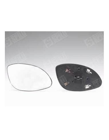 Glace de retro gauche + support Elec Dégivrant Opel Vectra B