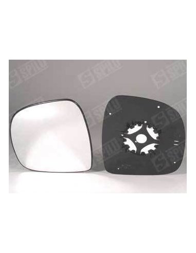 Glace de rétro gauche + support Elec Dégivrant Mercedes Vito